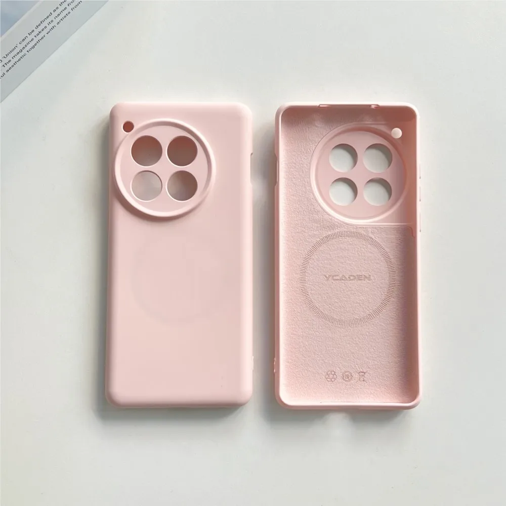 Wireless Charging Magsafe Liquid Silicone Phone Case with Magnetic Slim Design and Camera Protection
