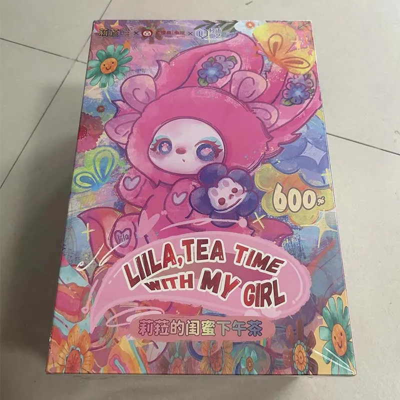 liila 600 TEA TIME リラ ピンク シークレット セット LIILA 600% V2 Tea Time With My Girl Plush Series Blind Box