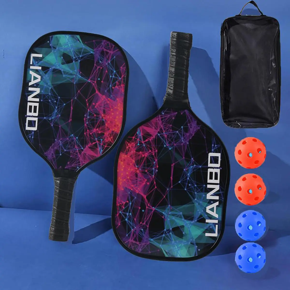 Pickleball Paddle Set with Balls 1