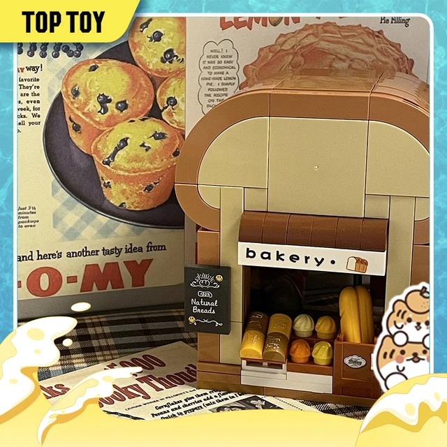 TOPTOY Building Block, Nano Store Series, Architecture City MOC DIY Toys Bricks Ideas Friends Birthday Gift Kids 1