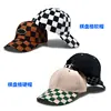 2023 New Mid-sized Child Boys And Girls Checkered Hat Baseball Caps Children's Hat Sunscreen Baseball Caps Fashion Popular Caps 4