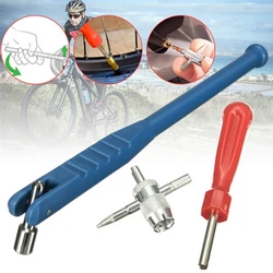 Tire Valve Puller Tube Metal Tire Repair Tools Valve Stem Core Car Motorcycle Remover Repair Tool Kit Accessories