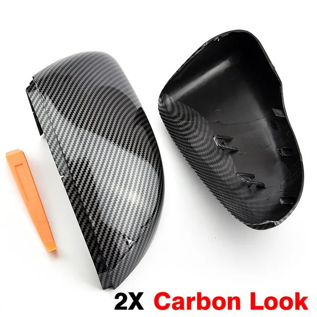 For Volkswagen Golf 6 2008-2012 Touran 2011-2014 Carbon Fiber Car Rearview Mirror Cover Cap Car Accessories