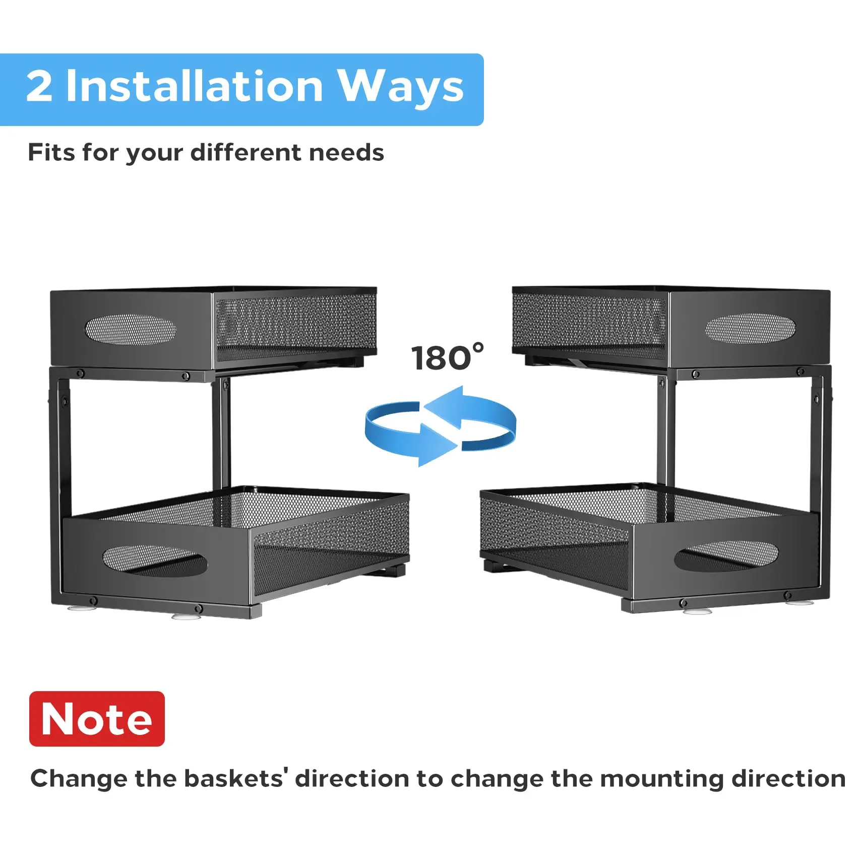 2-Tier Under Sink Organizer 6
