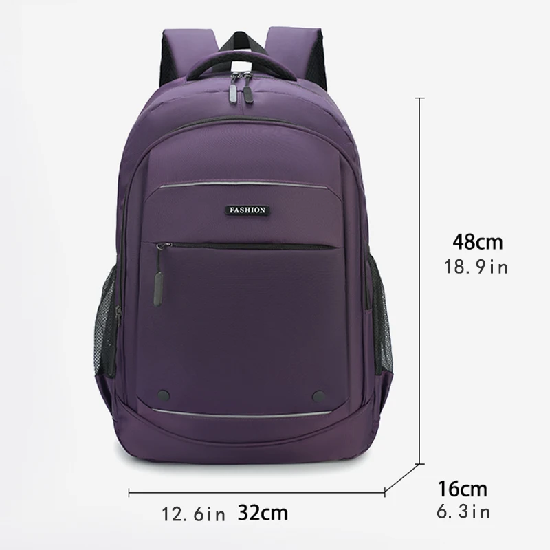 Large-capacity backpack - travel backpack with laptop compartment and padded shoulder strap - spacious daily use backpack, equip