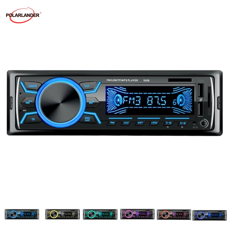 

Автомобильный MP3-плеер 12 В 5008, поддержка FM-радио, поддержка быстрой зарядки, форматов MP3/WMA/WAV, Bluetooth, двойной USB