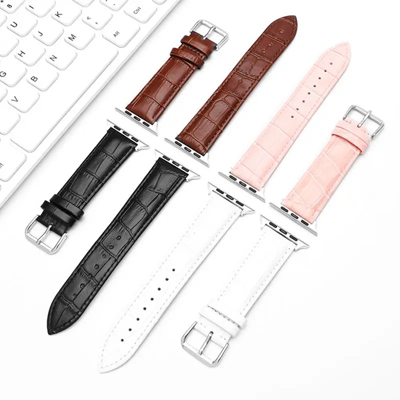 

Double Leather Strap For Apple Watch Ultra 8 7 45mm 41mm Band 44mm 40mm Adjustable Bracelet Wristband iwatch 6 5 4 SE 3 42mm