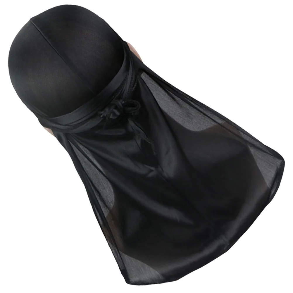 

Durag Durags шелковые мужские атласные длинные головные уборы шелковые женские головные уборы Эластичные Головные уборы головные уборы для сна