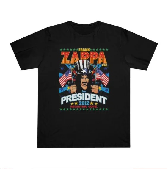 Frank Zappa T Shirt Unisex Hot Halloween Best Art Maniche Lunghe O Corte