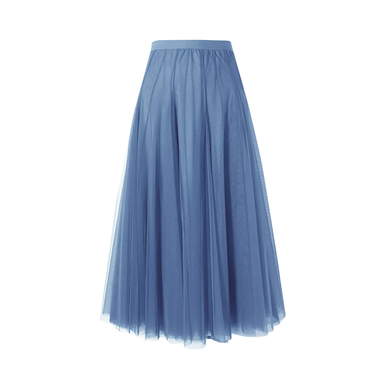

Long Skirt Woman Solid Color Ruched Yarn Hem Height Waist Clubs Casual Summer Women Skirts 2023 Summer Skirt Sale Faldas