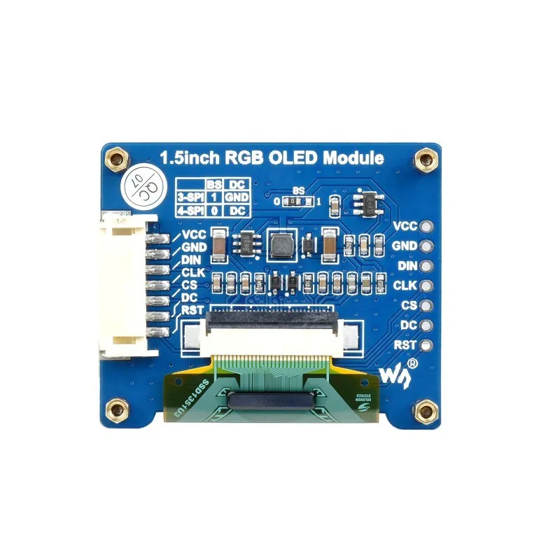 SPI ̽ Ʈѷ  RGB OLED , Ƶ̳  , STM32, 128  128 ȼ, 16 Ʈ, 65K , 1.5 ġ