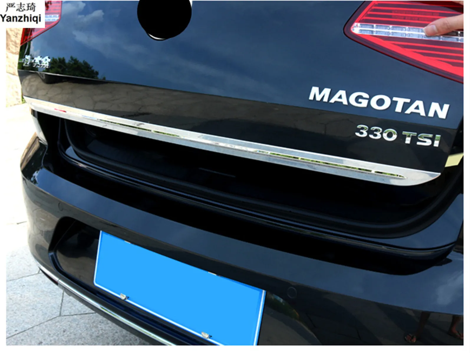 

Задний багажник багажника передний капот отделка литьевая крышка гарнир полоса автомобиля Стайлинг для 2016-2018 Фольксваген Пассат B8 седан