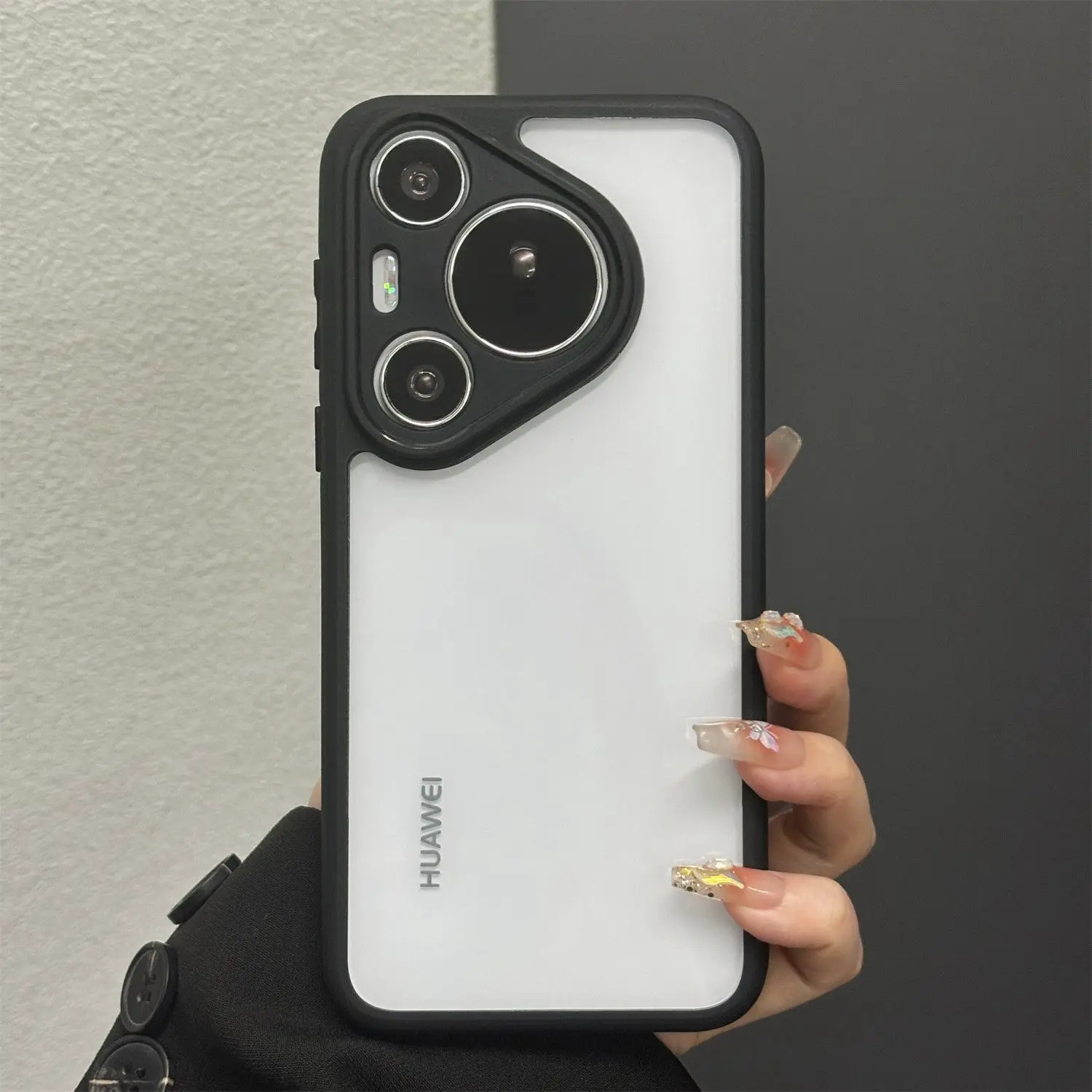 Luxury Matte Acrylic Magnetic Back Cover with Wireless Charging Compatibility