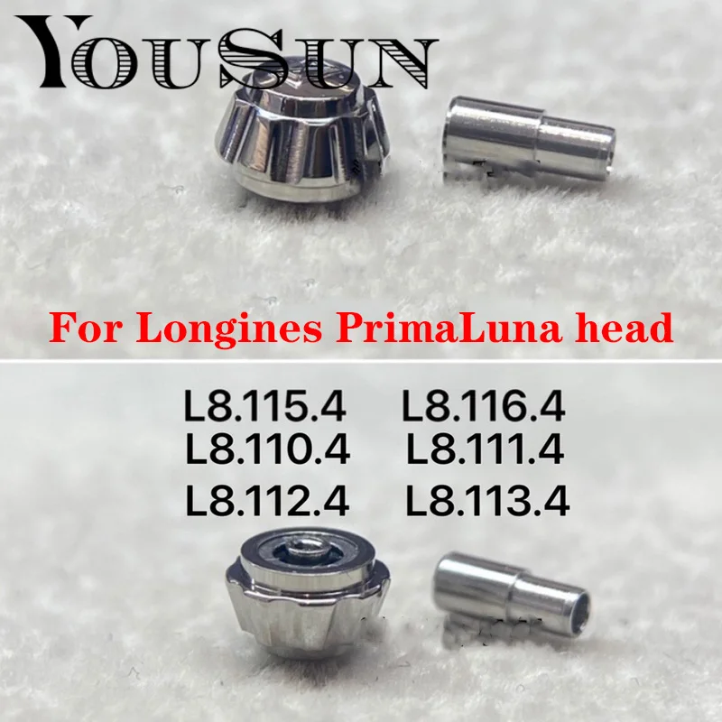 Accessori Corona Testa Orologio Per Longines Primaluna Series L8.115.4 L8.116.4