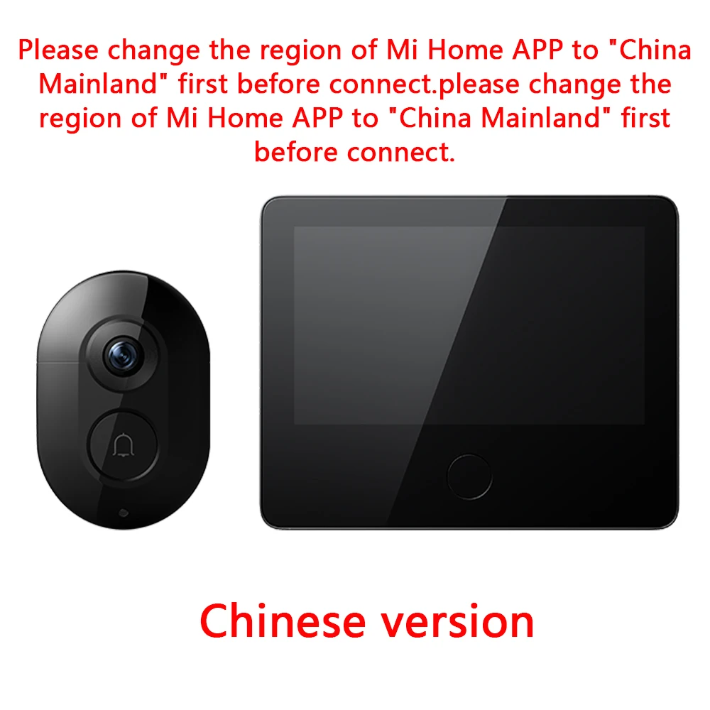 Xiaomi Mijia Smart Cat Eye 2 WiFi Video Doorbell 3MP Night Vision 5″ Screen