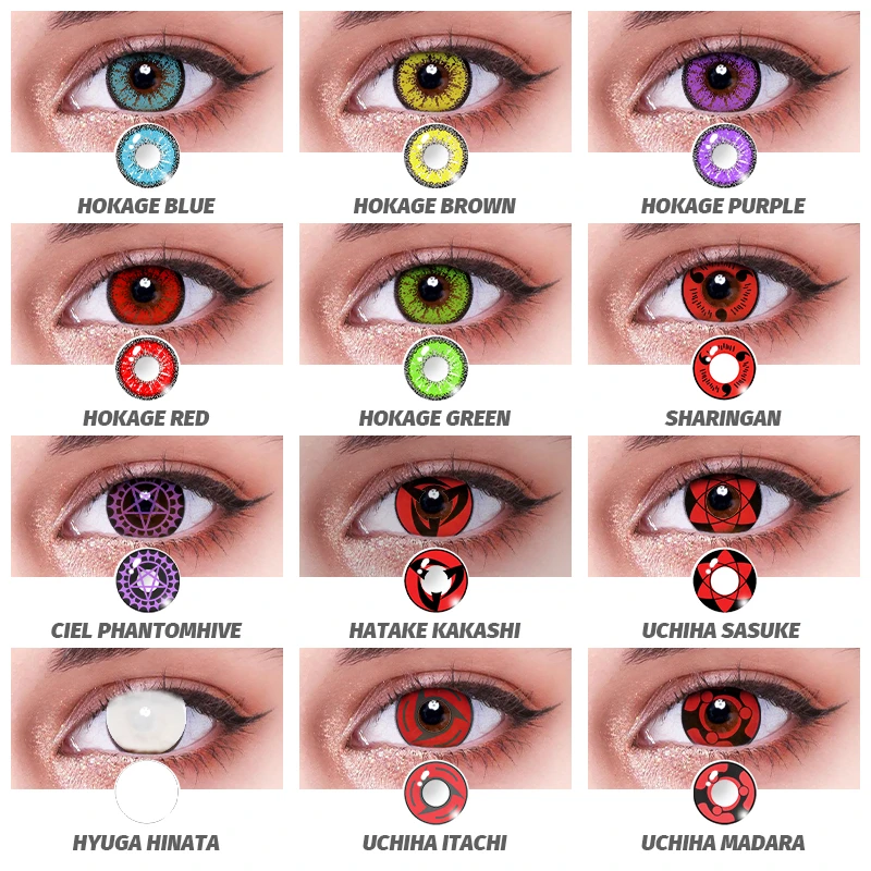 Kakashi Hatake Sharingan Contact Lenses