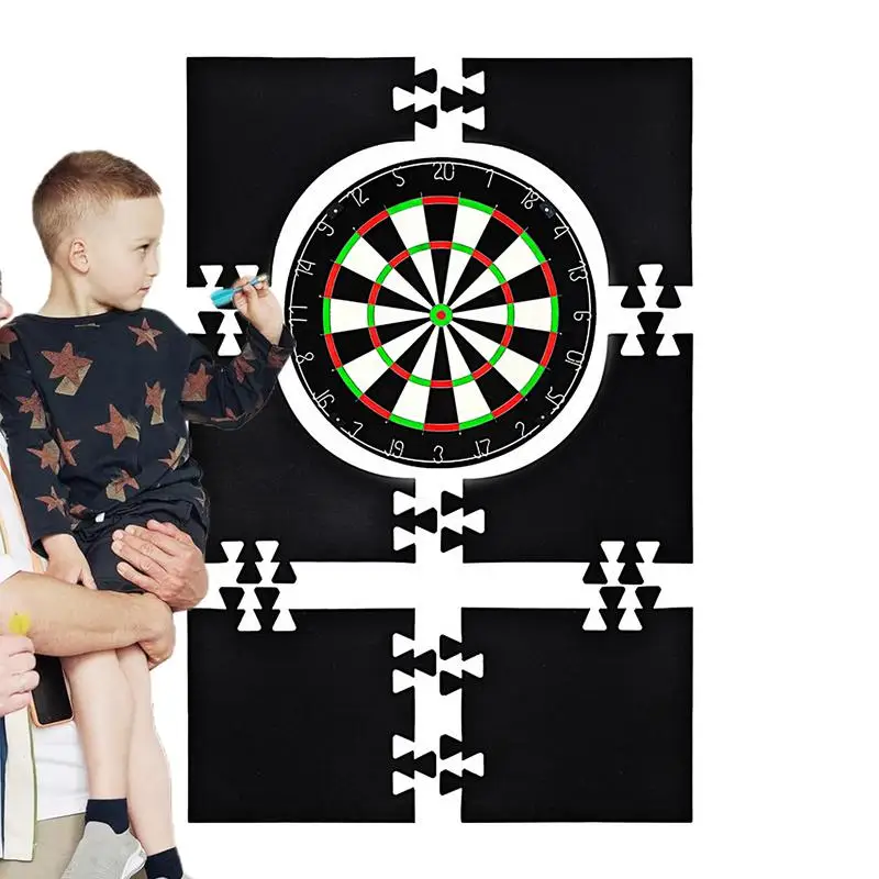 

Dartboard Surround Wall Protector 27x40inch Dart Board Backing Extended Length Dart Wall Protection Dartboard Backboard