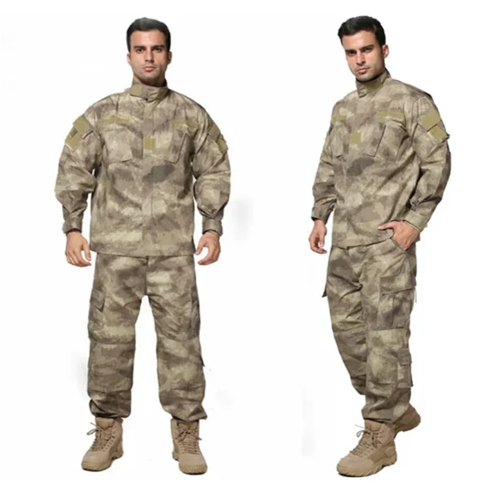 Men Jacket Pants Suit Soldier Combat Shirts ACU Jungle Camouflage CP Tactical Clothing Airsoft Disguise Uniform