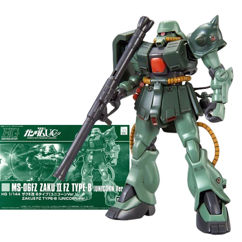 Bandai HGUC 1/144 MS-06fz Zaku 2 FZ Type-B Unicorn Ver. Action