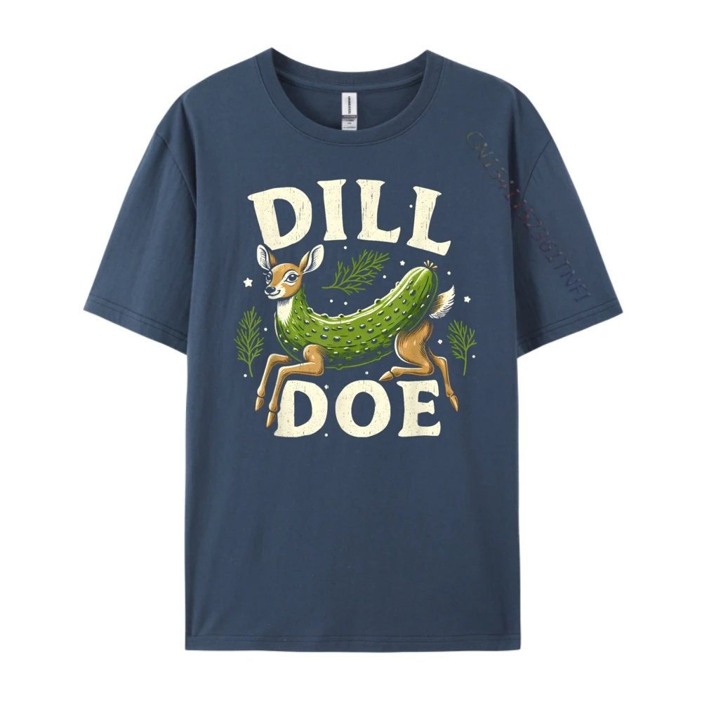 Raunchy Vulgar Funny Naughty Gag Graphic Christmas Cotton Crew Neck Mens Tees Gift Idea T Shirt Funny Short Sleeve T-Shirt Raunchy Vulgar Funny Naughty Gag Dill Pickle Deer Doe navy