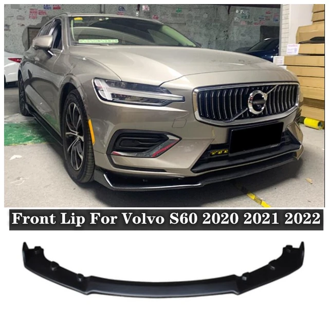 For Volvo S60 S90 Rear Bumper Lip Diffuser Spoiler Splitter Carbon Fiber  4PCS