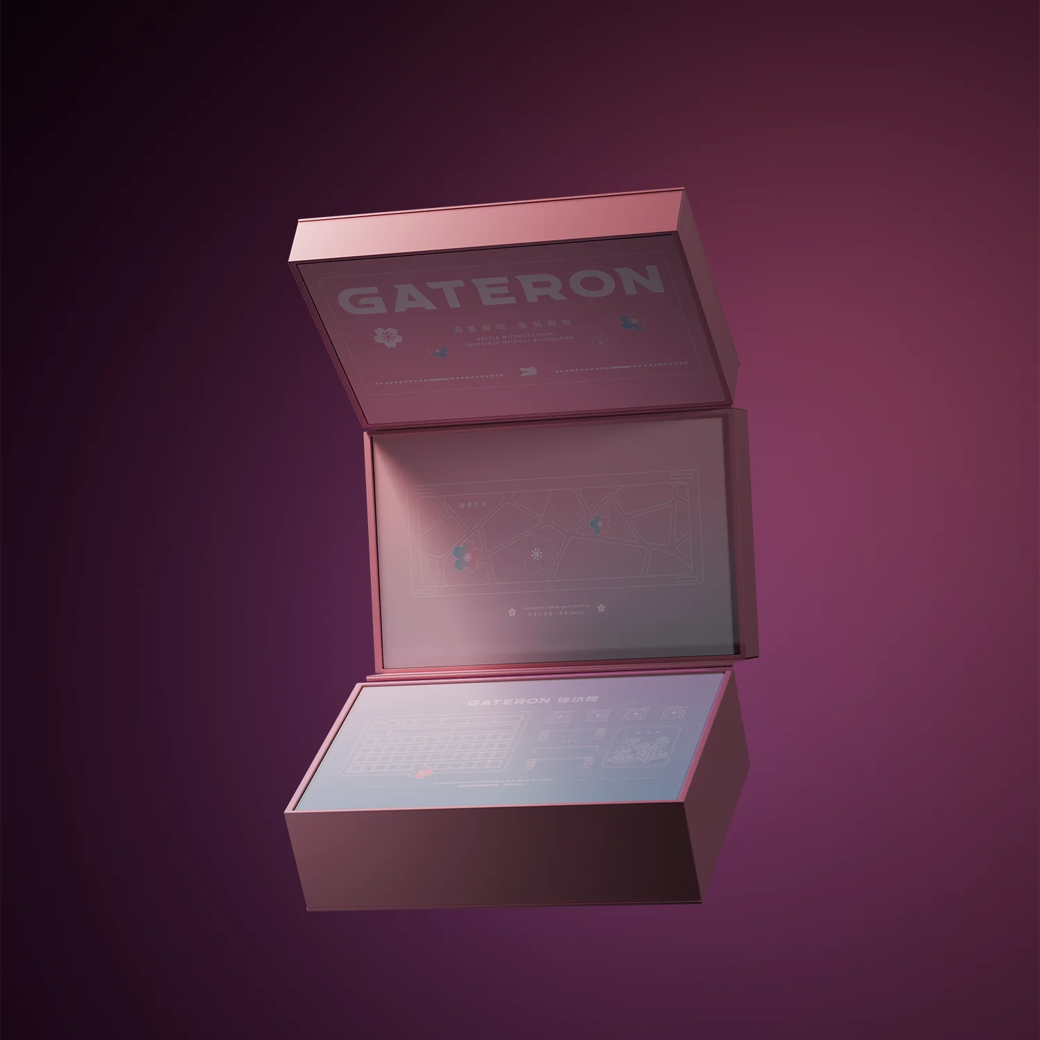 GATERON サクラコラボ限定セット、カスタムエディション GT60 PRO GATERON X Sikakeyb Sakura Collab Limited Edition Set GT60