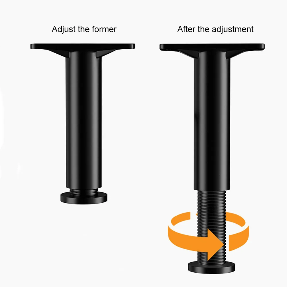 Adjustable Telescopic Furniture Heightening Bracket and Support Legs