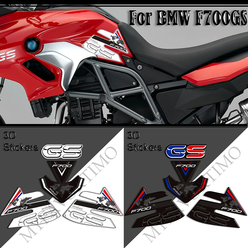 

For BMW F700GS 3D Stickers Decals F700 F 700 GS GSA ADV ADVENTURE Protection Protector Gas Fuel Oil Kit Knee Tank Pad Grips
