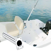 

Fishing Rod Holder 42mm Inner Diameter Embedded Pole Rack Sea Boat Canoe Kayak Stand Watersports with Screws Type 2