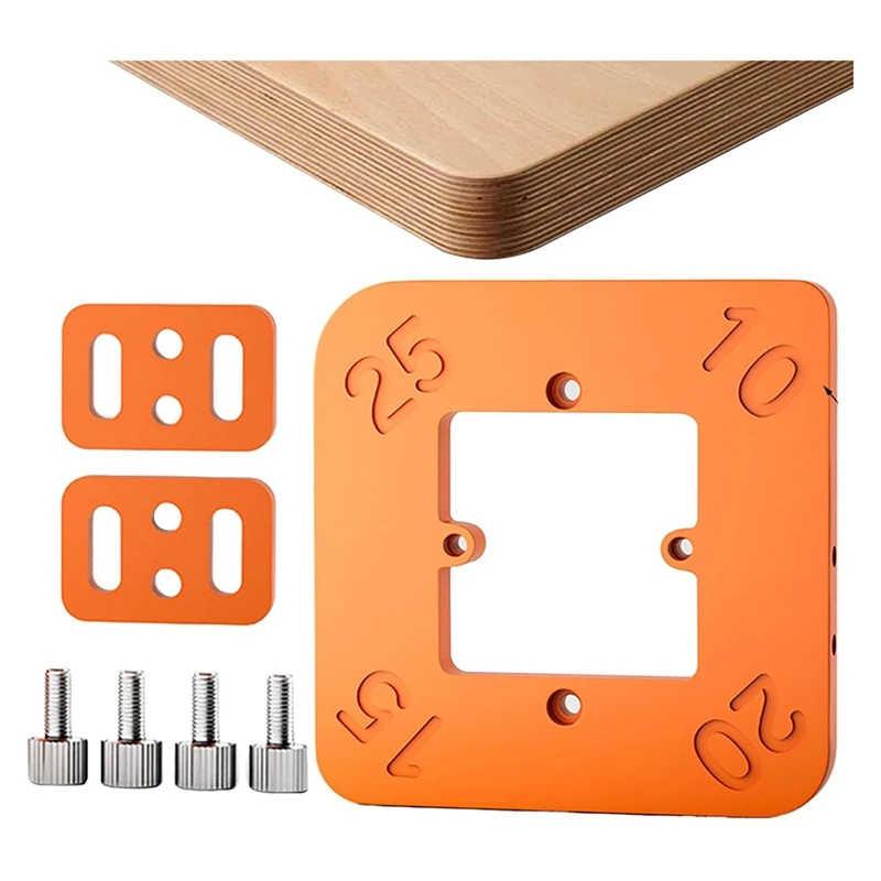 A01F-4-In-1 Woodworking Round Corner Locator Universal Arc Edge Tool