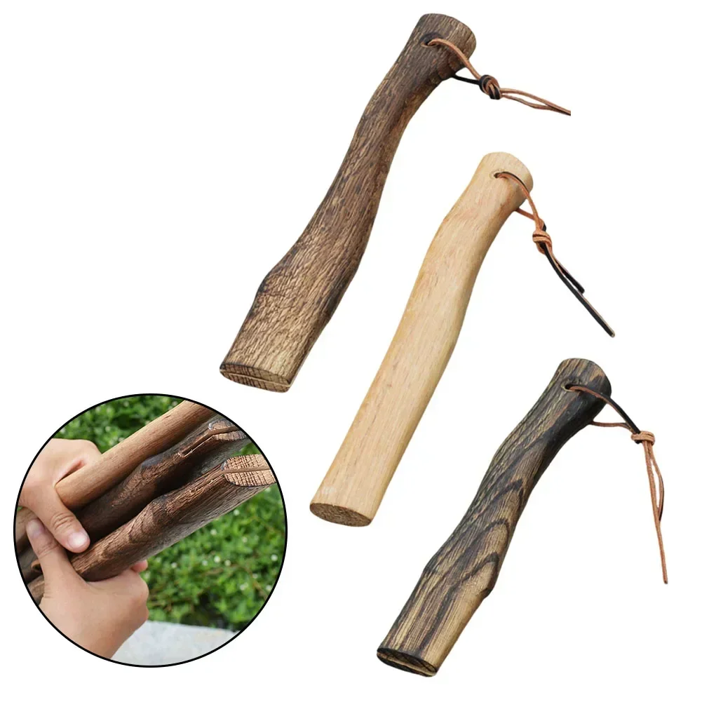 Wooden Axe Handle Replacement High Quality Sturdy Practical Handmade Axe Handle Short Curved Home Farm Garden Axe Part