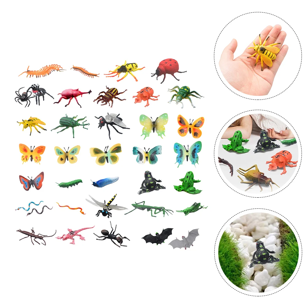 

43Pcs Realistic Insects Toys Kids Simulated Bugs Toy for Children Educational