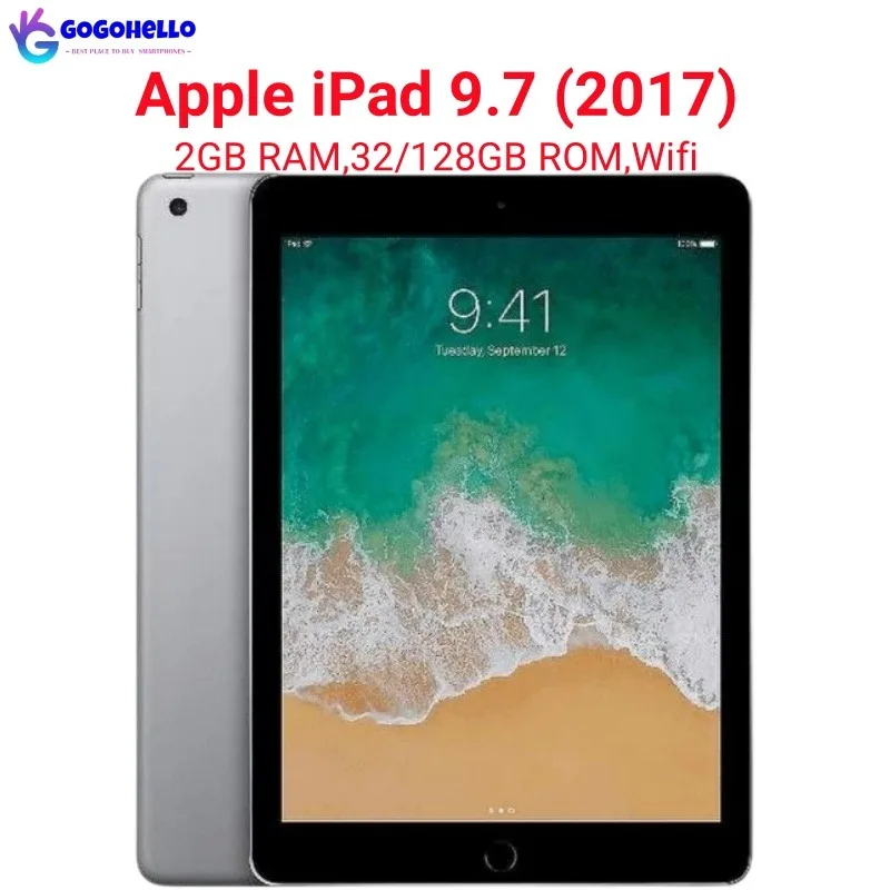 Originale Apple Ipad 9.7 ''2017 Ipad 5Th Gen Wifi 32/128Gb 9.7'' 8827 Mah A9 Fusion Ips Lcd Ipad Ios 10.3 95% Nuovo Tablet