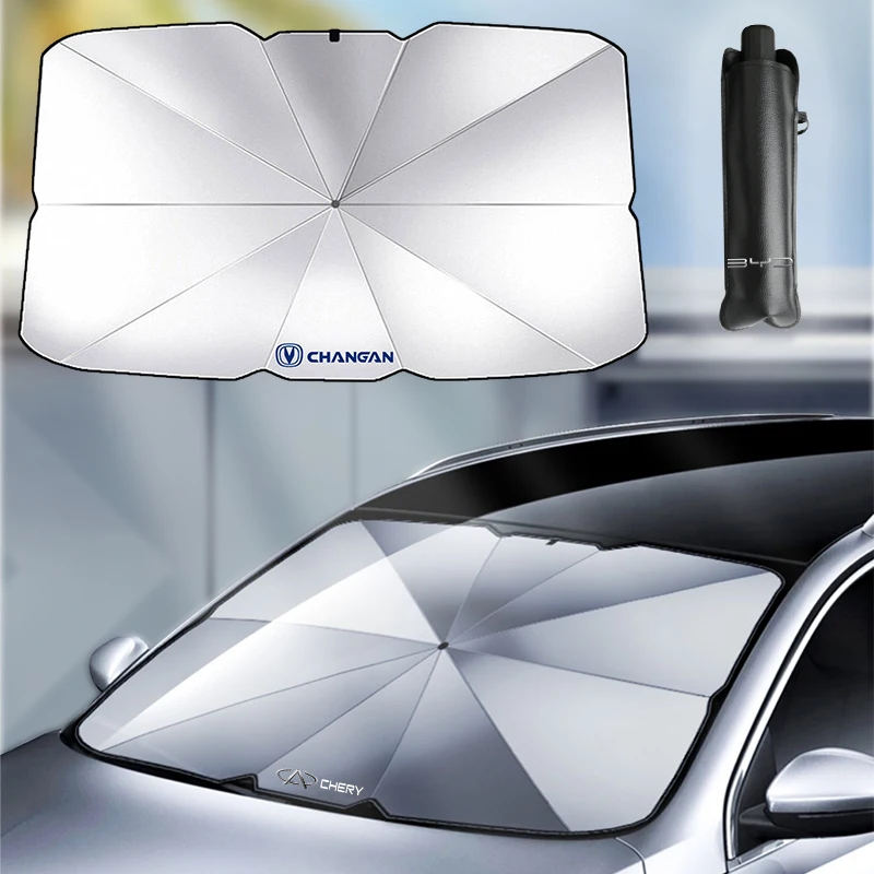 1pcs Car Windshield Foldable Sunshade Umbrella for Jeep Renegade