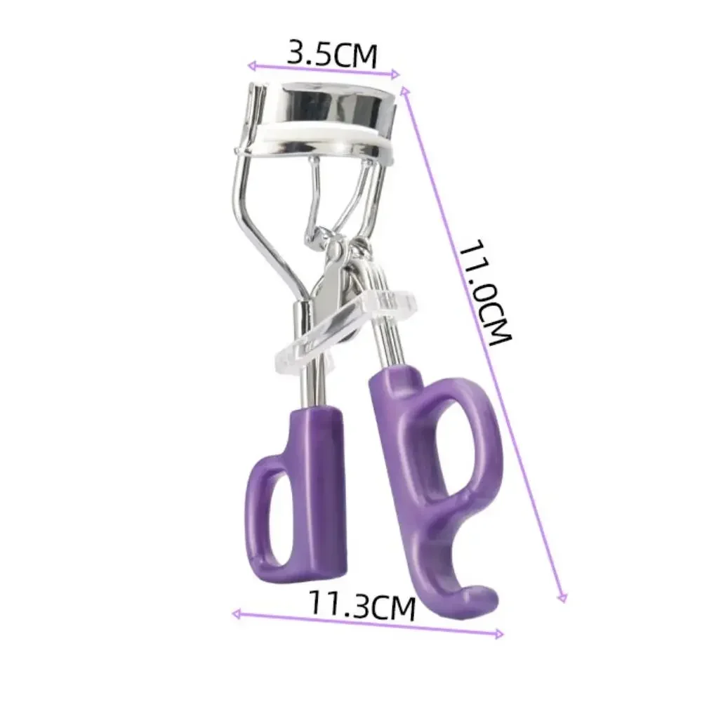Portable Eyelash Curler Lightweight Durable Eyelash Lifted Clip Easy to Use Wide Angle Eyelashes Tweezers Makeup Tools