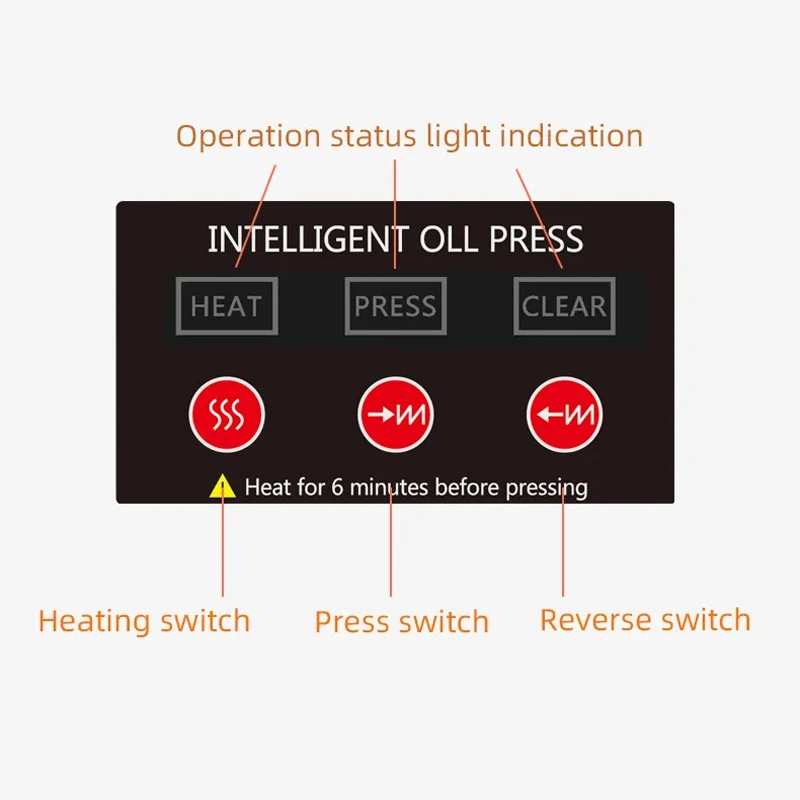 Household Small Oil Press Machine Seed Oil Extractor Rapeseed Peanut Olive Vegetable Oil Press Cold Hot Press Oil Making Machine 5