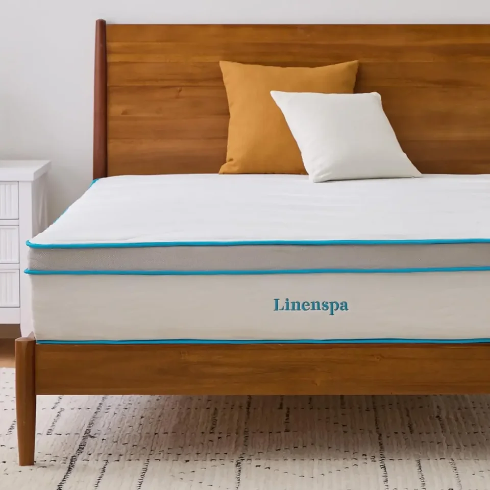 Queen Size 12 Inch Spring Hybrid Mattress Medium Plush
