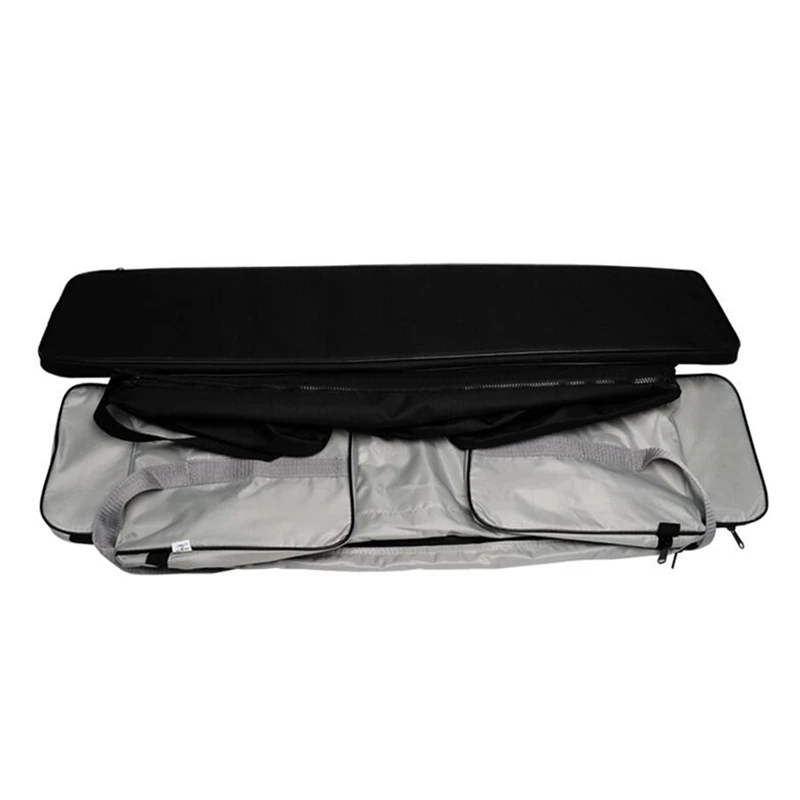 2pcs-black-grey-canoe-inflatable-boat-seat-storage-bag-with-padded-seat-cushion-inflatable-boat-accessories