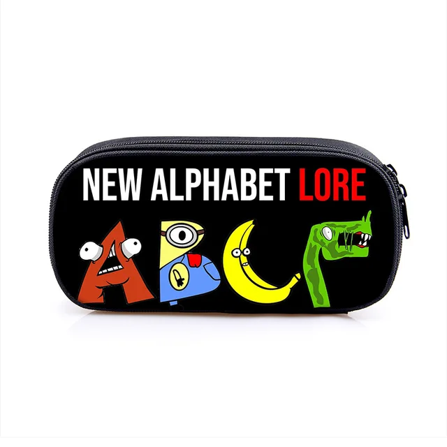 Alphabet Lore Alphabet Legend Separated Layer Pencil Case Korean Version  Pencil Case Student Pencil Case, Check Out Today's Deals Now