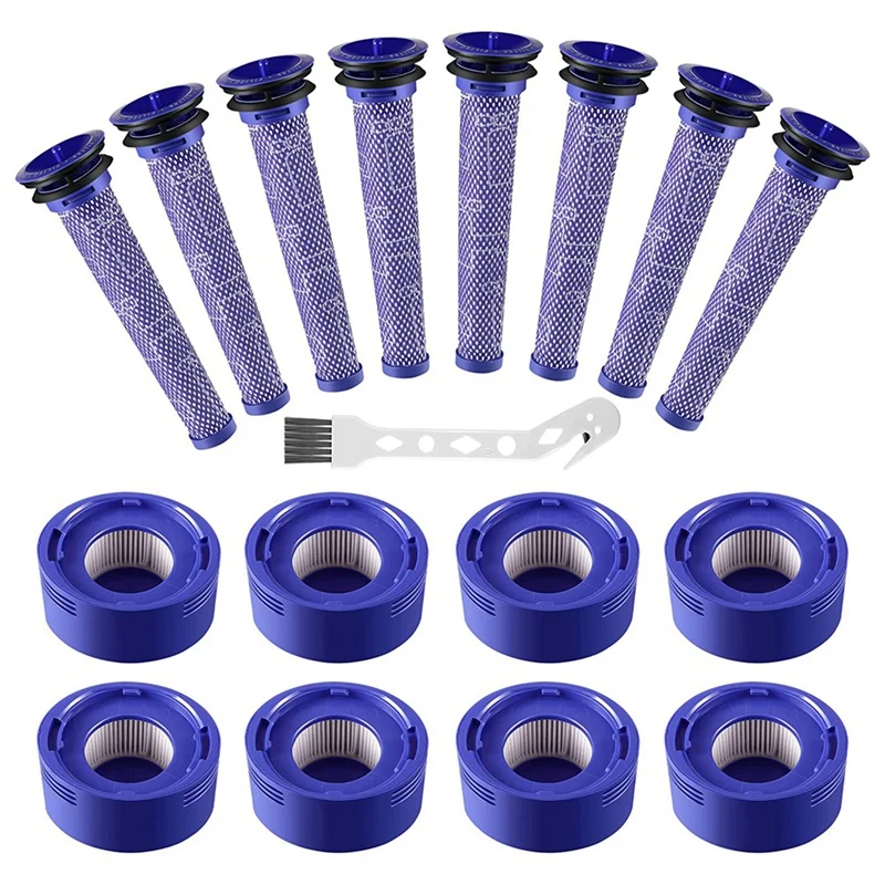 TopDealsReusableWashableVacuumFilterKitForDysonV7V8DC58DC59