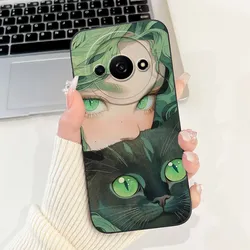 Cute Panda Rabbit Soft Silicone Matte Phone Case - 2024 Edition for Xiaomi Poco C61 (TYhei2182)