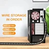 2M/1M Flexible Spiral Cable Wire Protector Cable Organizer Computer Cord Protective Tube Clip Organizer Management Tools 16/10mm 4