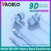 Digital Chip Wired Earphone 3.5mm AUX/Type C 9D HiFi Surround Heavy Bass In-Ear Headsets For Samsung Huawei Xiaomi OPPO iPad PC 1
