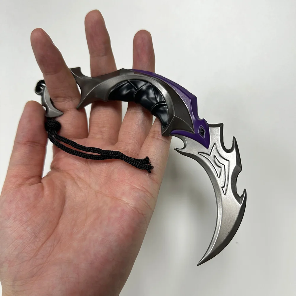 Valorant Karambit EP5 Metal Model Claw Knife 15CM 1:1 Replic Game Melee Weapon Real Steel Katana Desk Craft Ornaments Toys Boys game knife cosplay toy cosplay claws cosplay prop