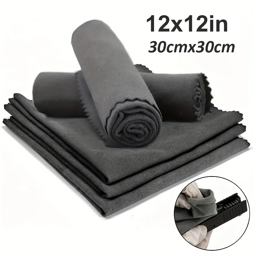 Reusable Wet Gun Cleaning Cloth With Gun Oil Pistol Rifle Cleaning Wipes Lint Gun Clean Cloth Gun Maintenance Polishing Rags