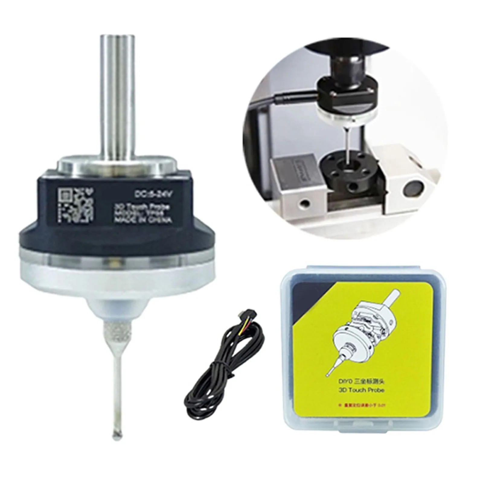 

3D Touch Probe With Cable Edge Fastener Sensor Kit V6 Version 5~24V DC For CNC Equipment Signal Indicator Edge Finder Parts