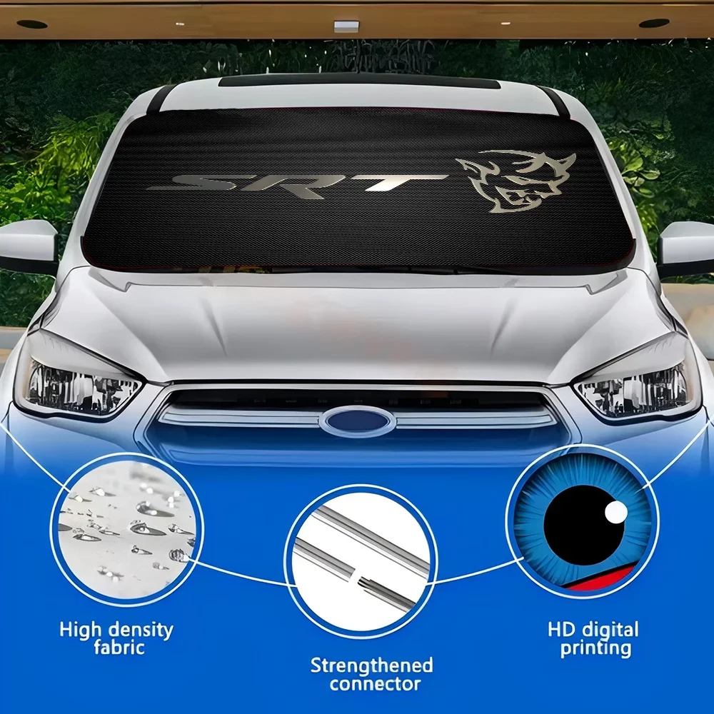S-SRT Dodge Challenger Windshield Sun Shade 5
