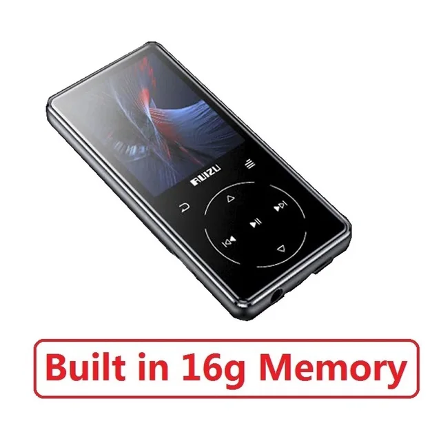 Original RUIZU D16 MP4 Player 8GB/16GB 2.4 inch Screen Bluetooth FM