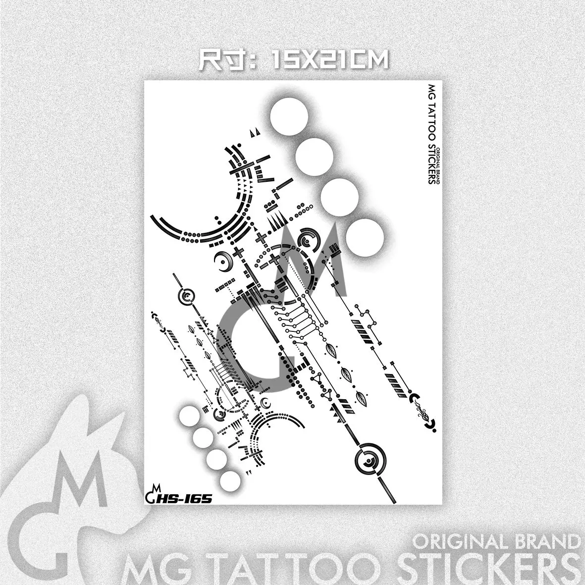 Body Circuit Tattoo Waterproof Temporary Tattoos Lasting Fake Tattoo for Woman Man Arm Cyberpunk Robot Tattoos Sticker