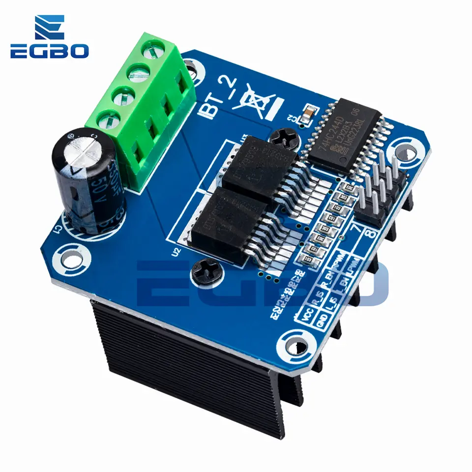 1~2PCS H-Bridge High-Power Motor Driver Module, DIY Smart Car Current Diagnostic for Arduino, Double BTS7960, 43A, EGBO image 2